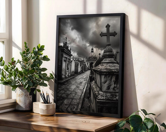 World Landmark | Recoleta Cemetery Print | Buenos Aires Gothic Architecture Photography
