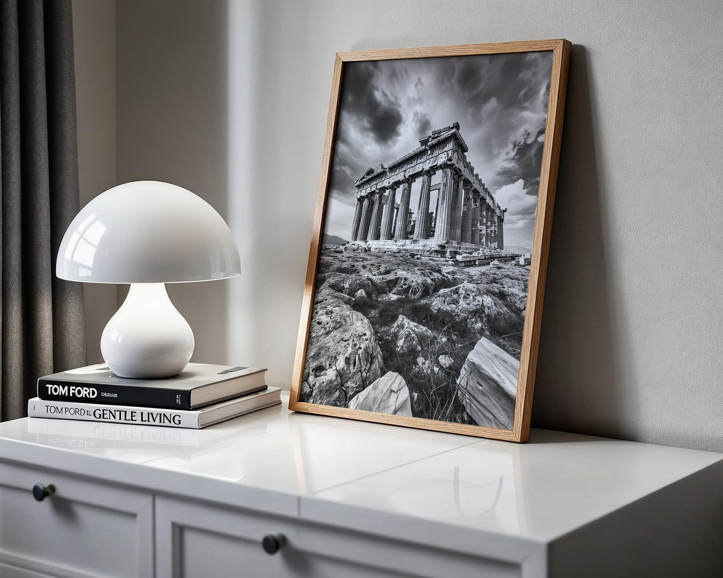 World Landmark | Parthenon Print | Athens Greece Black and White Photography
