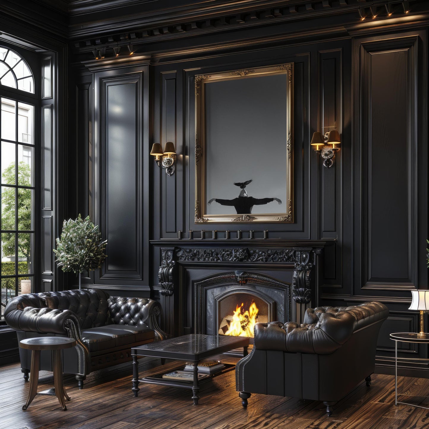 Woman with Bird Photography Print | Minimalist Black and White Wall Art wall art print, minimalist black and white poster, modern Scandinavian wall decor, Monohaus