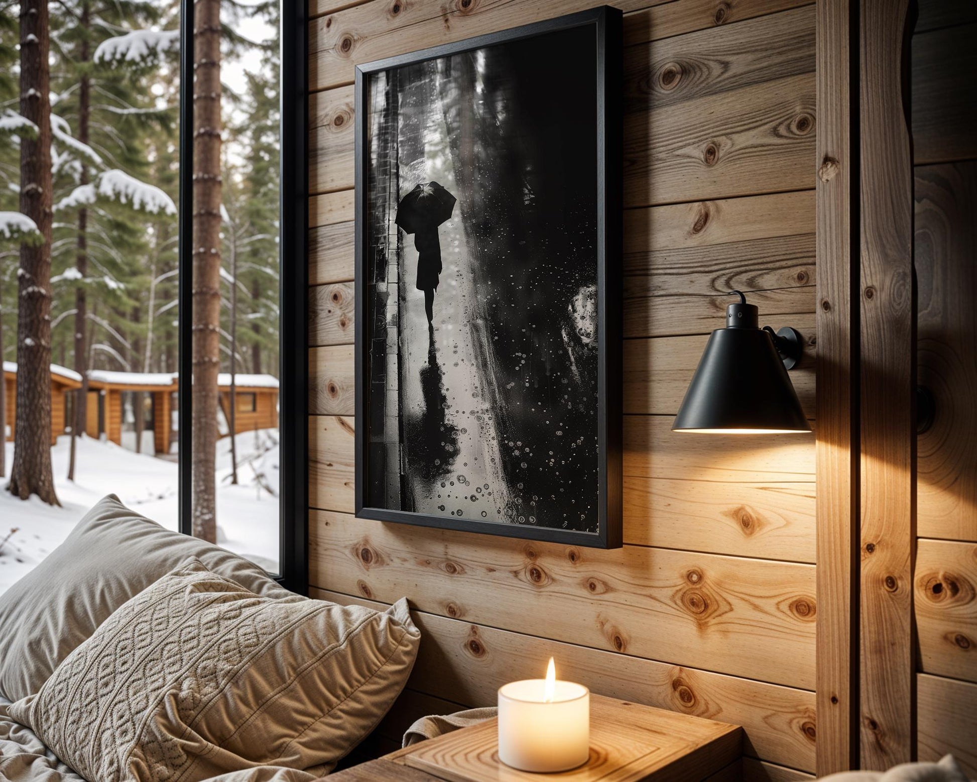 Urban Photography | City Umbrella Print | Minimalist Black and White Wall Art wall art print, black and white architectural poster, minimalist modern Scandinavian wall decor, Monohaus