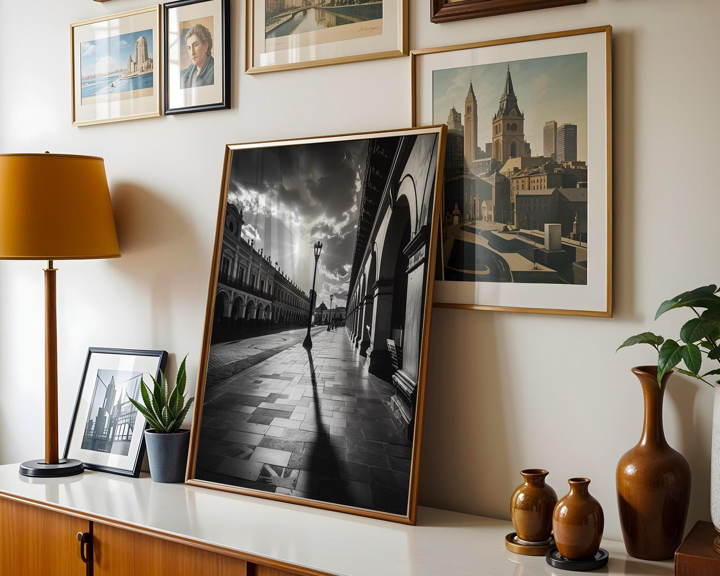 World Landmark | Puebla Mexico Photography Print | Colonial Architecture, Travel Wall Art wall art print, black and white architectural poster, minimalist modern Scandinavian wall decor, Monohaus