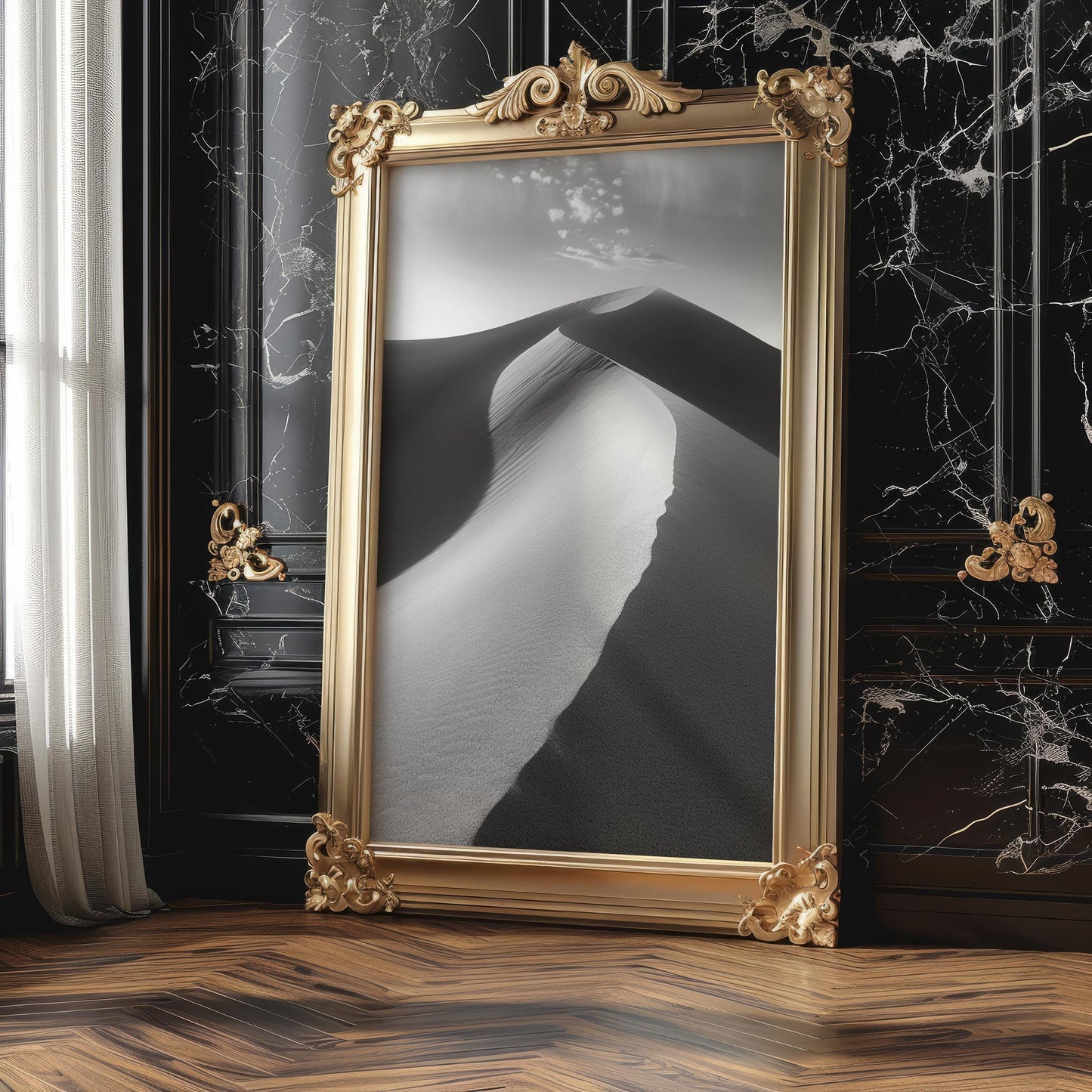 Botanical Photo | Desert Dunes Abstract Print | Minimalist Fine Art Landscape Poster abstract wall art print, geometric minimalist poster, modern Scandinavian decor, Monohaus