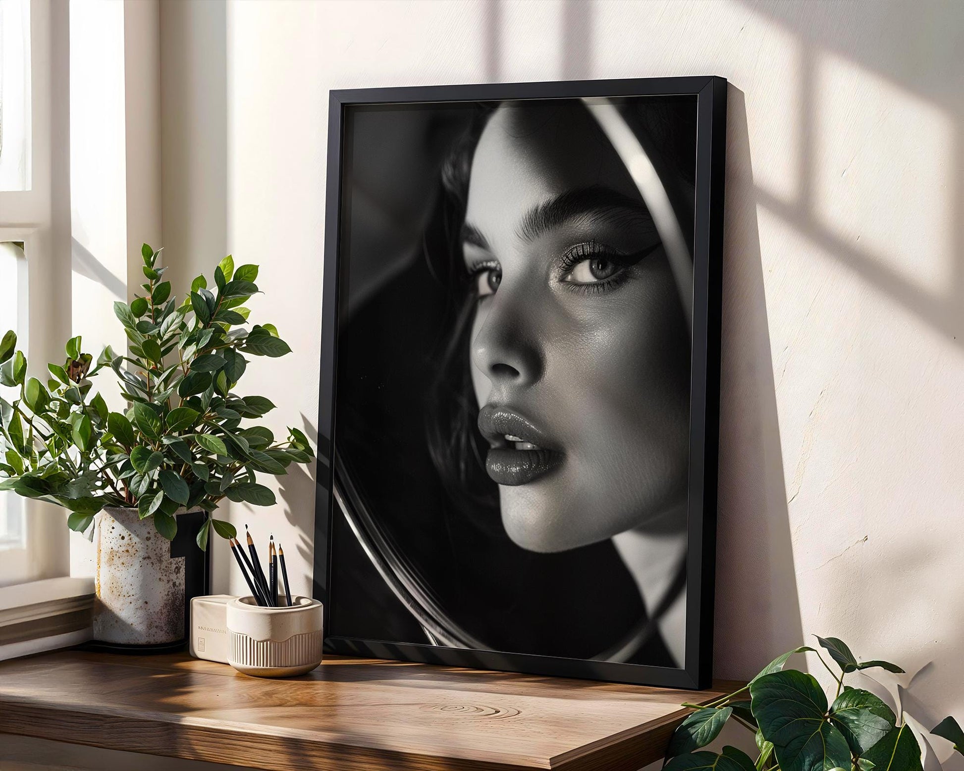 Minimal Wall Art | Retro Paris Fashion Print |  Glamour Photography wall art print, minimalist black and white poster, modern Scandinavian wall decor, Monohaus