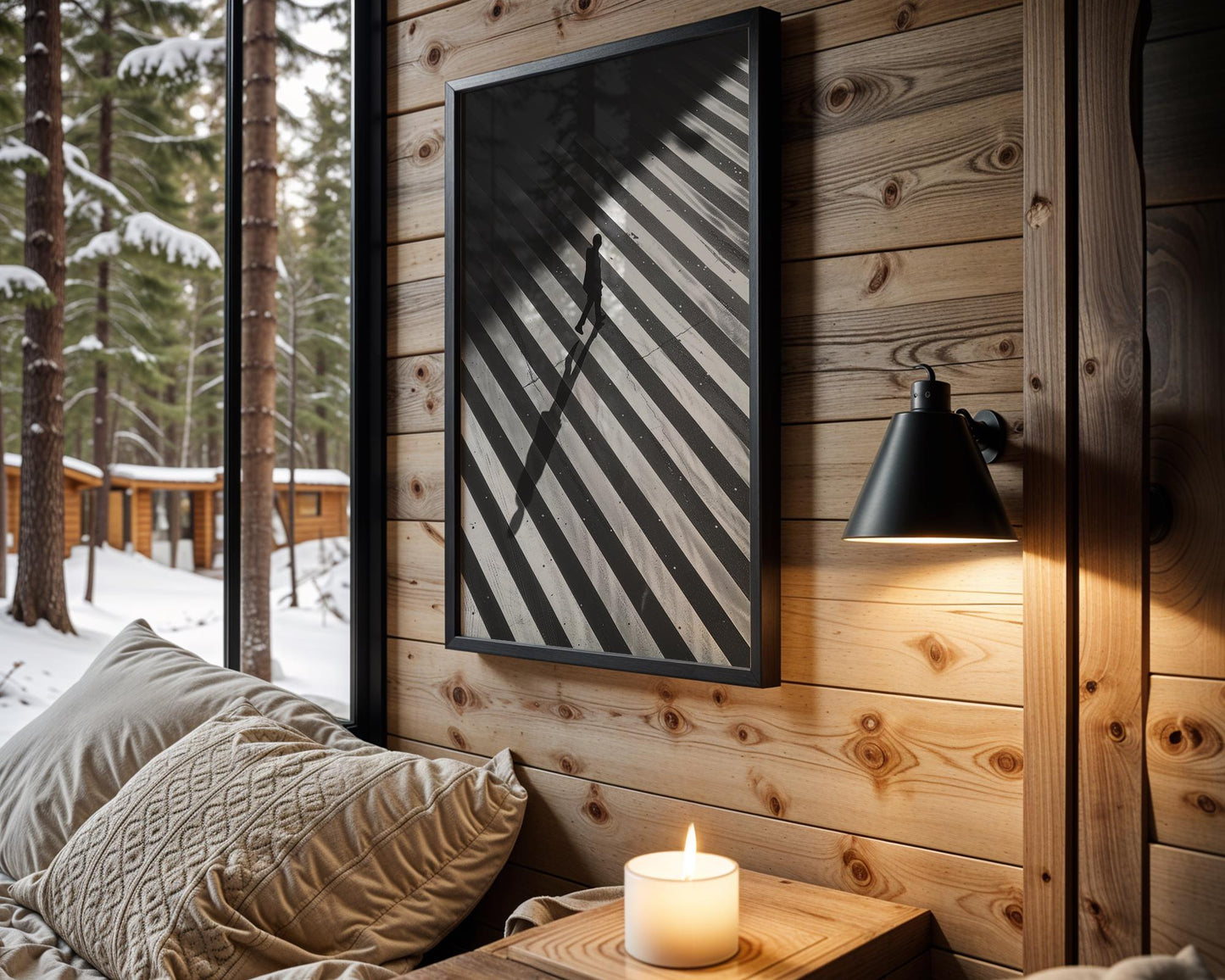 Urban Photography | Black and White Crosswalk Art Print | Urban Minimalist Decor black and white photo print, minimalist monochrome wall art poster for modern interiors, Monohaus