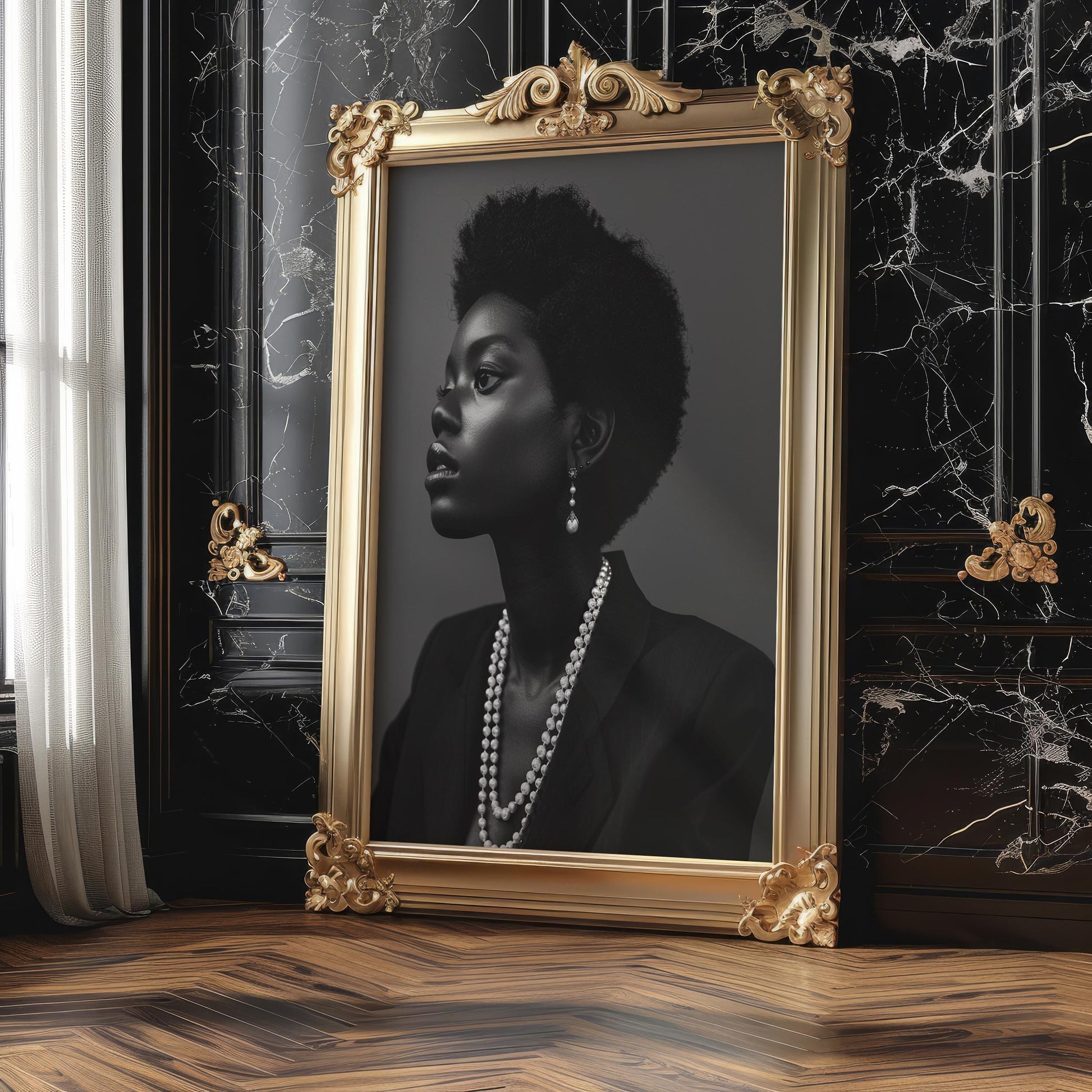 Minimal Wall Art | Retro Paris Fashion Print |  Glamour Photography wall art print, minimalist black and white poster, modern Scandinavian wall decor, Monohaus