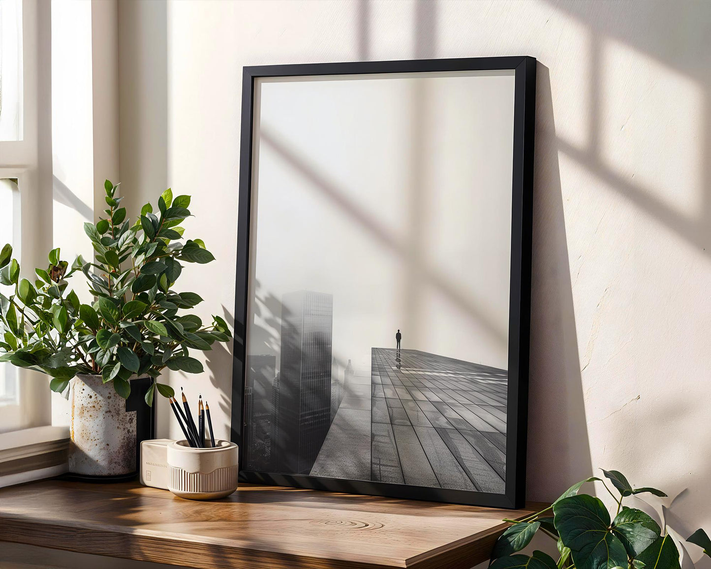 Noir Cityscape Photography Print | Minimalist Urban Wall Art wall art print, black and white architectural poster, minimalist modern Scandinavian wall decor, Monohaus