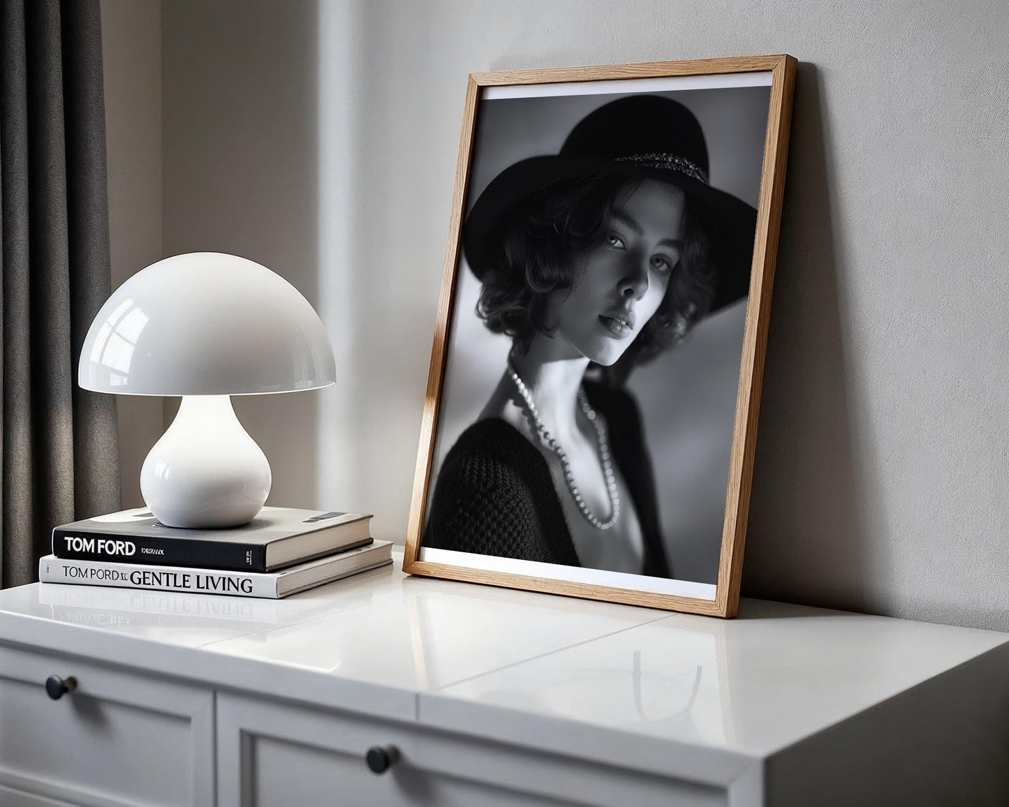 Minimal Wall Art | Retro Paris Fashion Print |  Monochrome Photography wall art print, minimalist black and white poster, modern Scandinavian wall decor, Monohaus