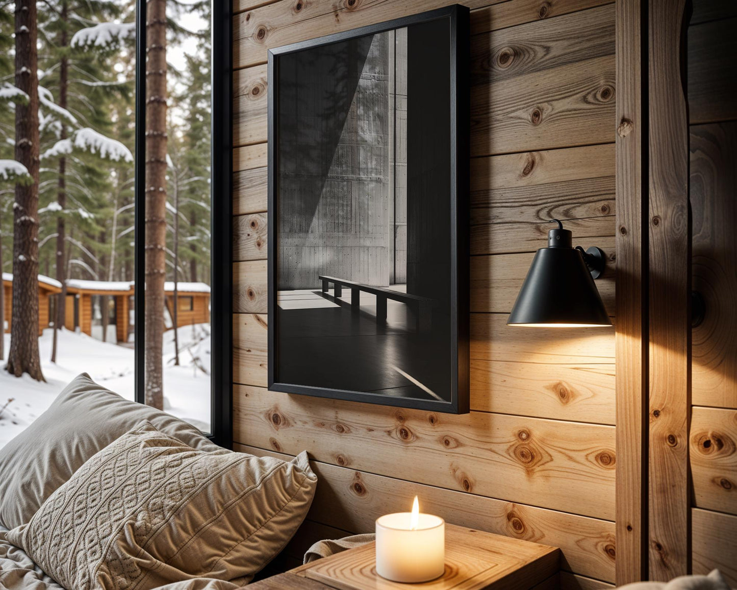 Urban Photography | Concrete Sunlight Print | Minimal Wall Art Architectural Home Decor wall art print, black and white architectural poster, minimalist modern Scandinavian wall decor, Monohaus