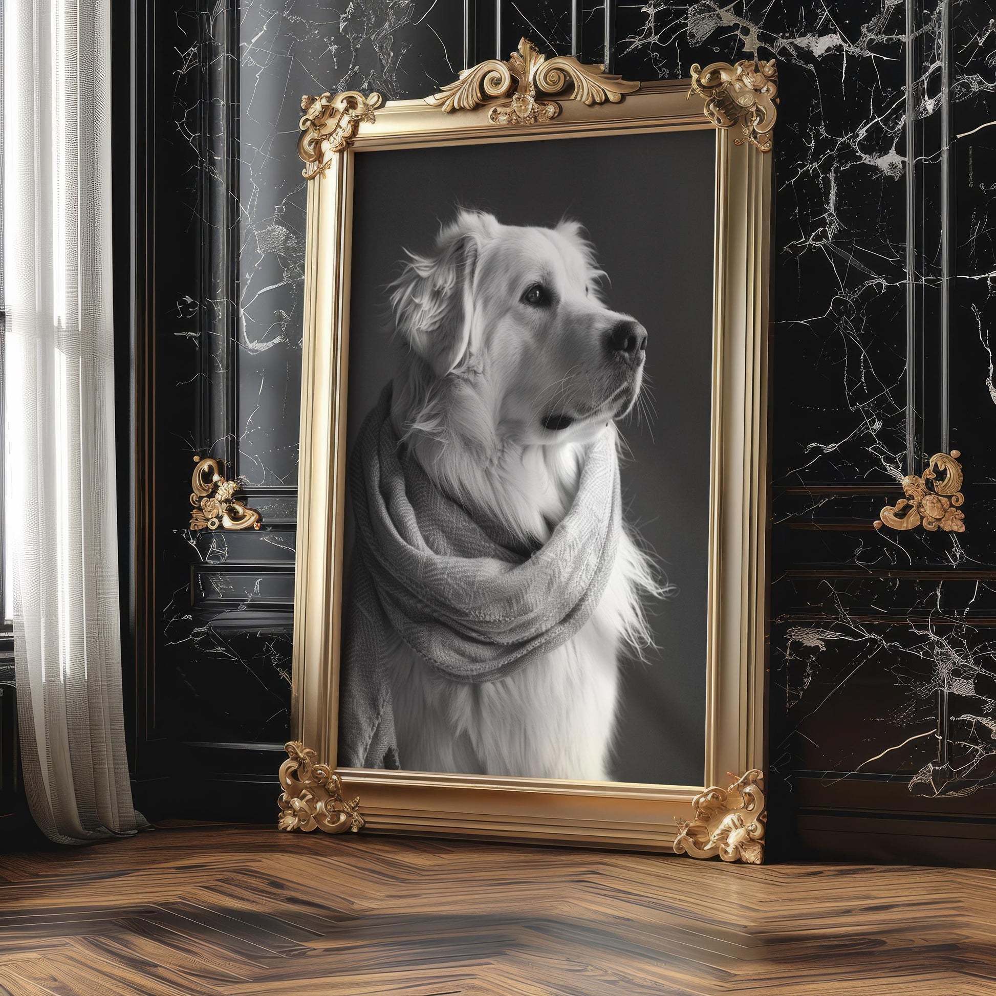 Dog Photography Pet Portrait Print | Minimalist Black and White Pet Home Decor wall art print, minimalist black and white poster, modern Scandinavian wall decor, Monohaus