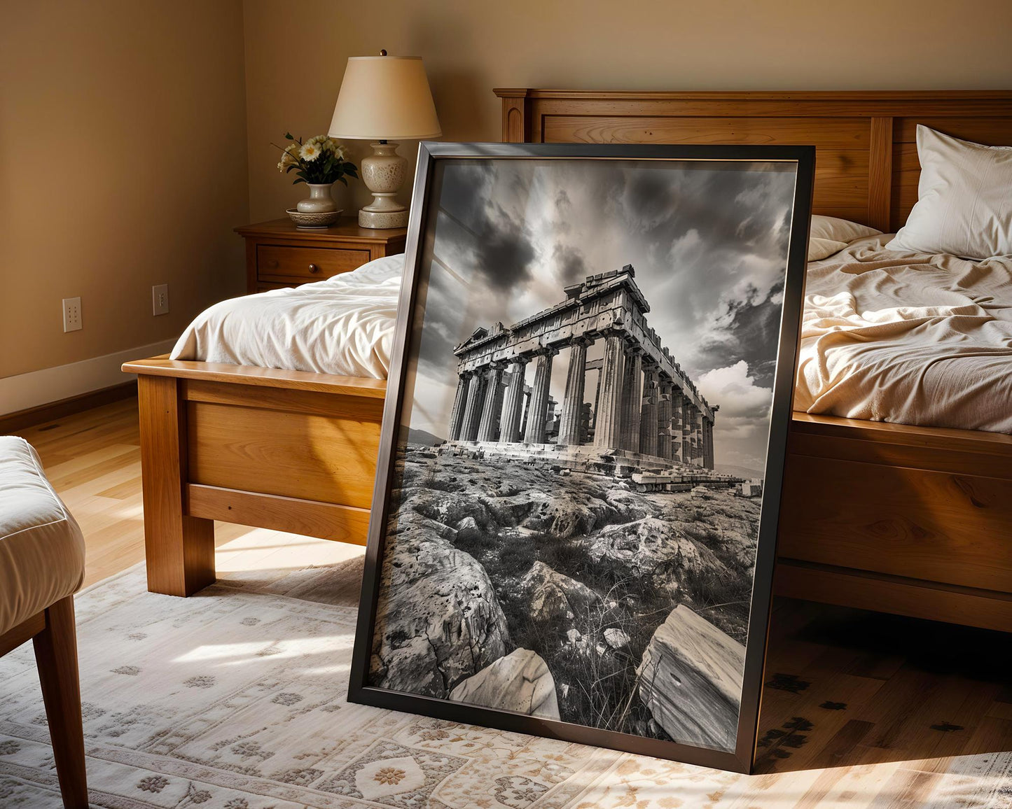 World Landmark | Parthenon Print | Athens Greece Black and White Photography