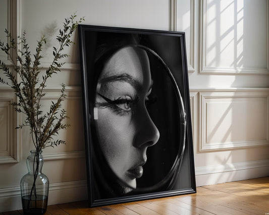 Minimal Wall Art Luxury Fashion | Black and White Fine Art Photography Print wall art print, minimalist black and white poster, modern Scandinavian wall decor, Monohaus