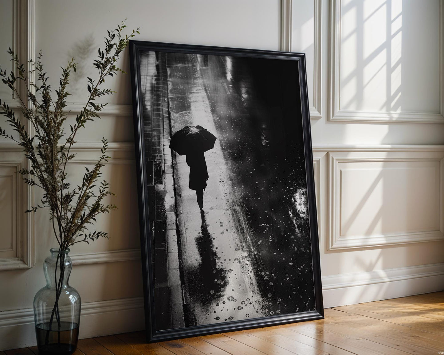 Urban Photography | City Umbrella Print | Minimalist Black and White Wall Art wall art print, black and white architectural poster, minimalist modern Scandinavian wall decor, Monohaus