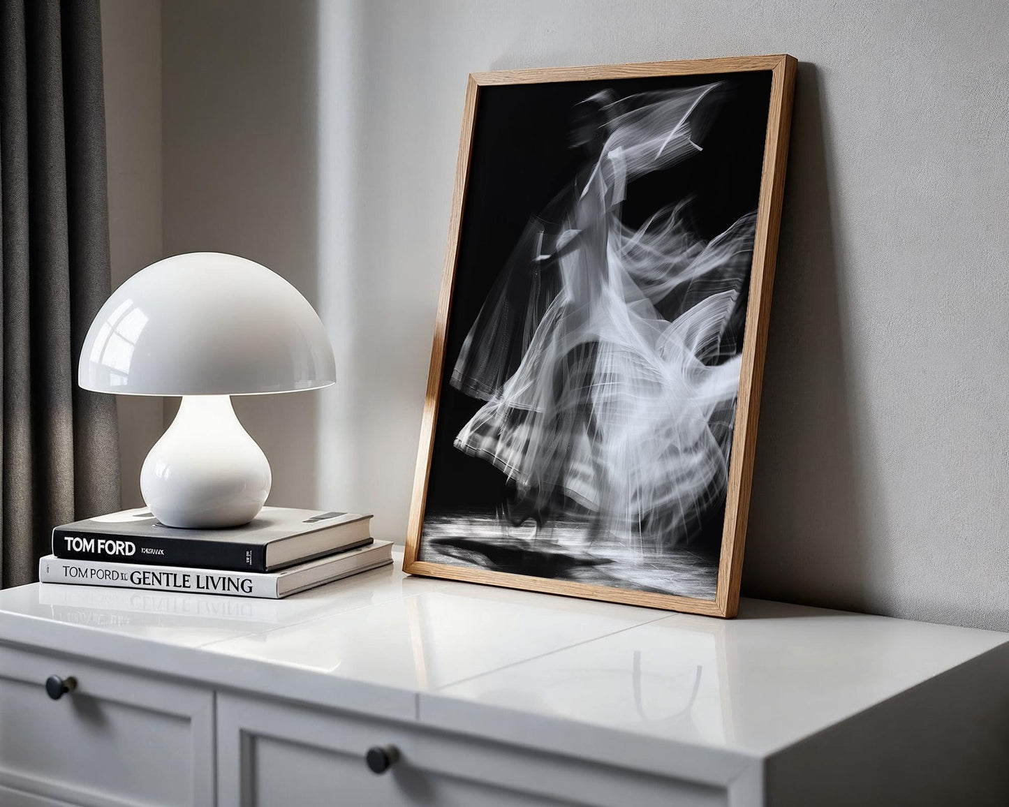 Minimal Wall Art | Black & White Fashion Photography | Ballet Dance Print wall art print, minimalist black and white poster, modern Scandinavian wall decor, Monohaus