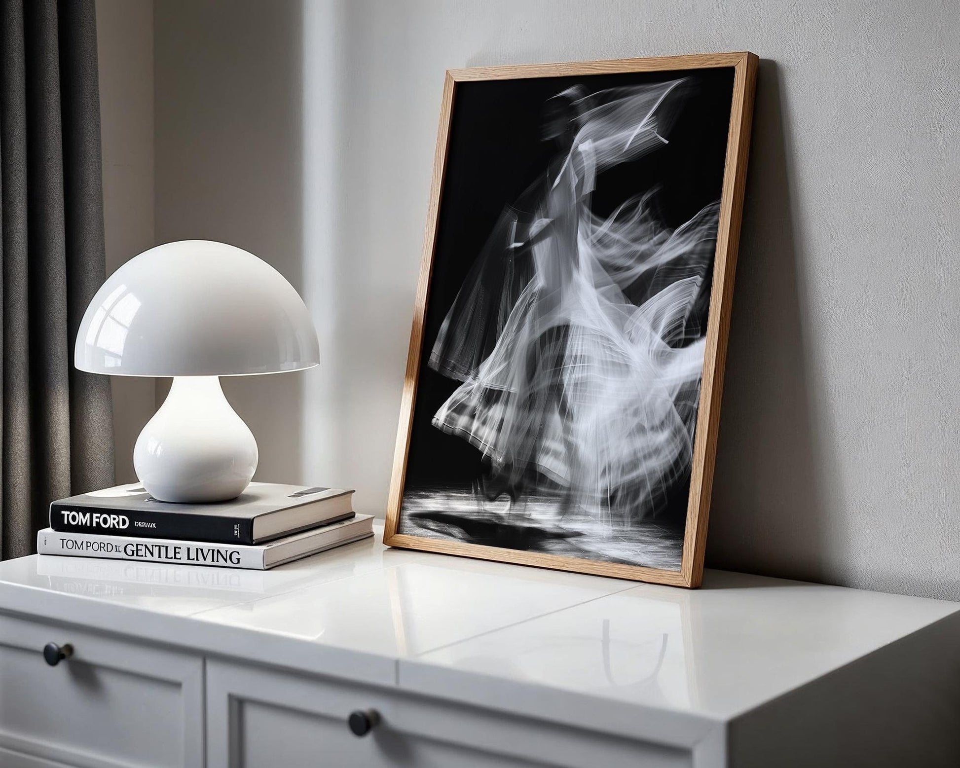 Minimal Wall Art | Black & White Fashion Photography | Ballet Dance Print wall art print, minimalist black and white poster, modern Scandinavian wall decor, Monohaus