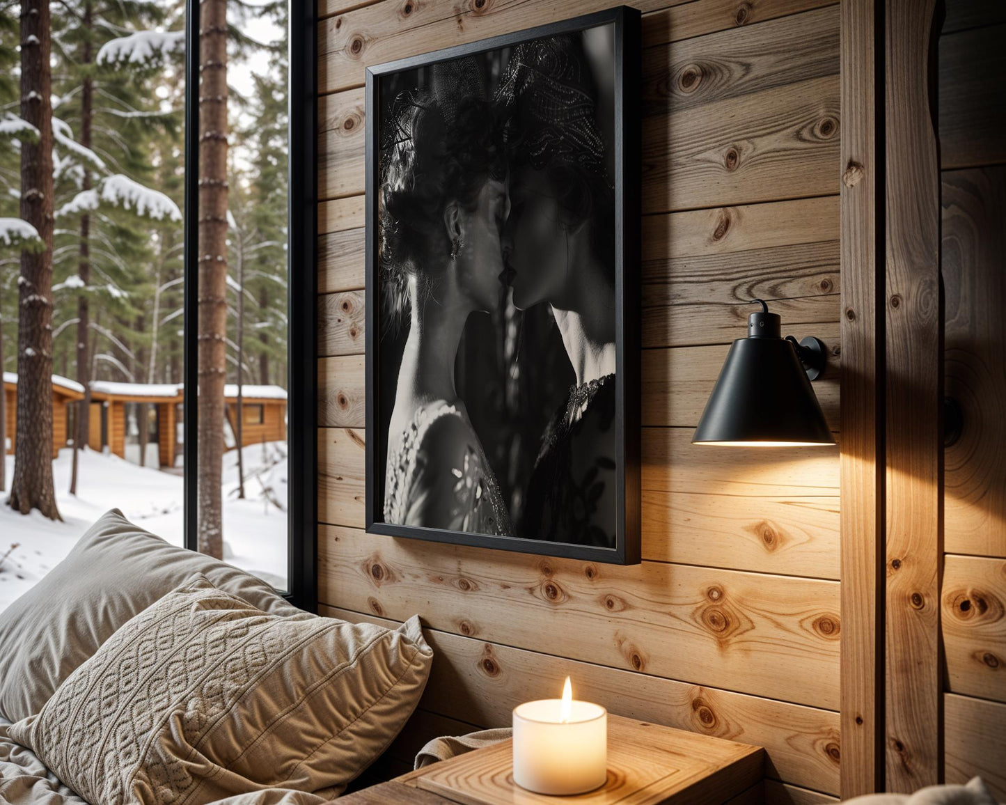 Minimal Wall Art Black and White Fashion Portrait Print | Minimalist Home Decor wall art print, minimalist black and white poster, modern Scandinavian wall decor, Monohaus