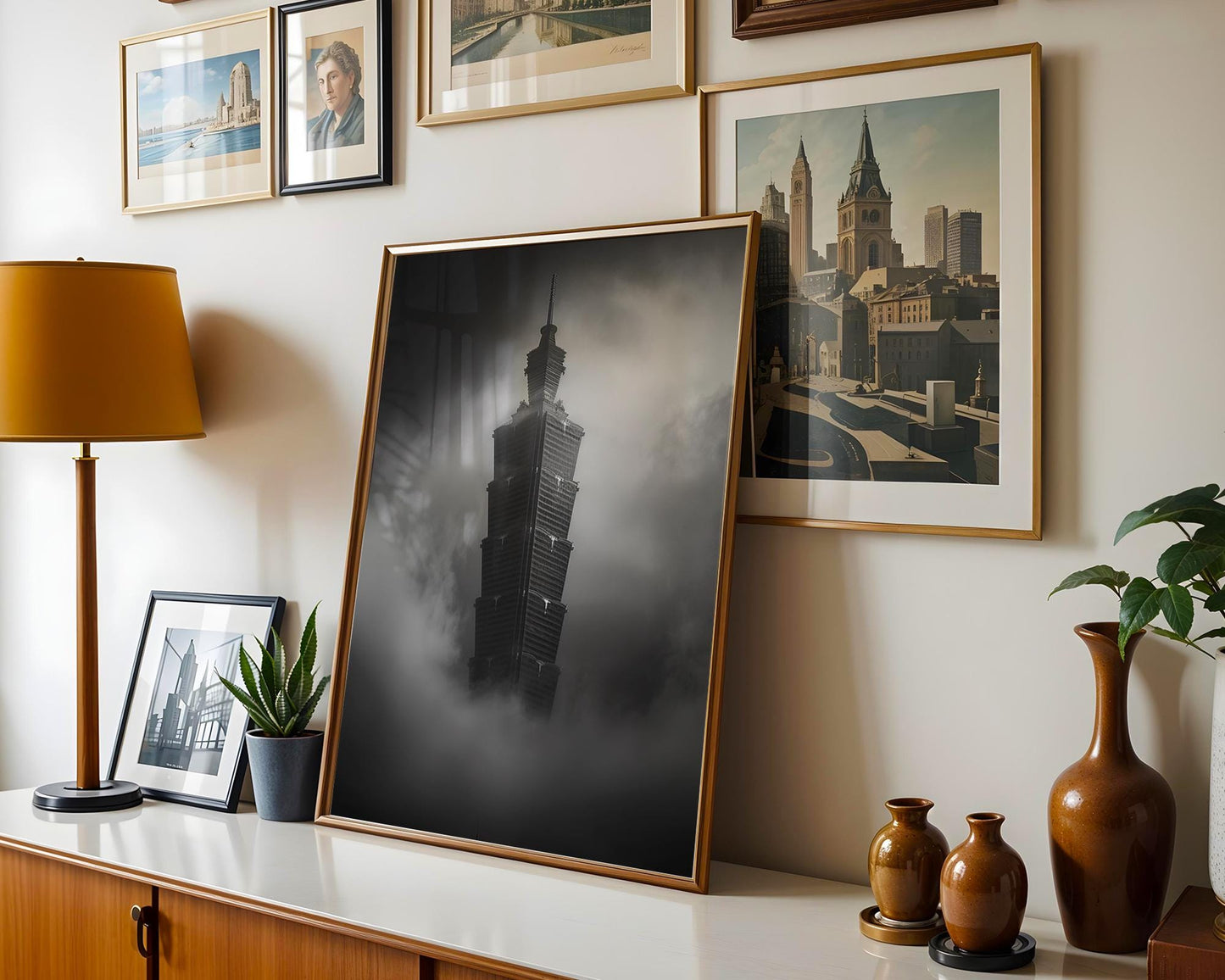 World Landmark | Taipei 101 Print | Black and White Taiwan Architecture Photography