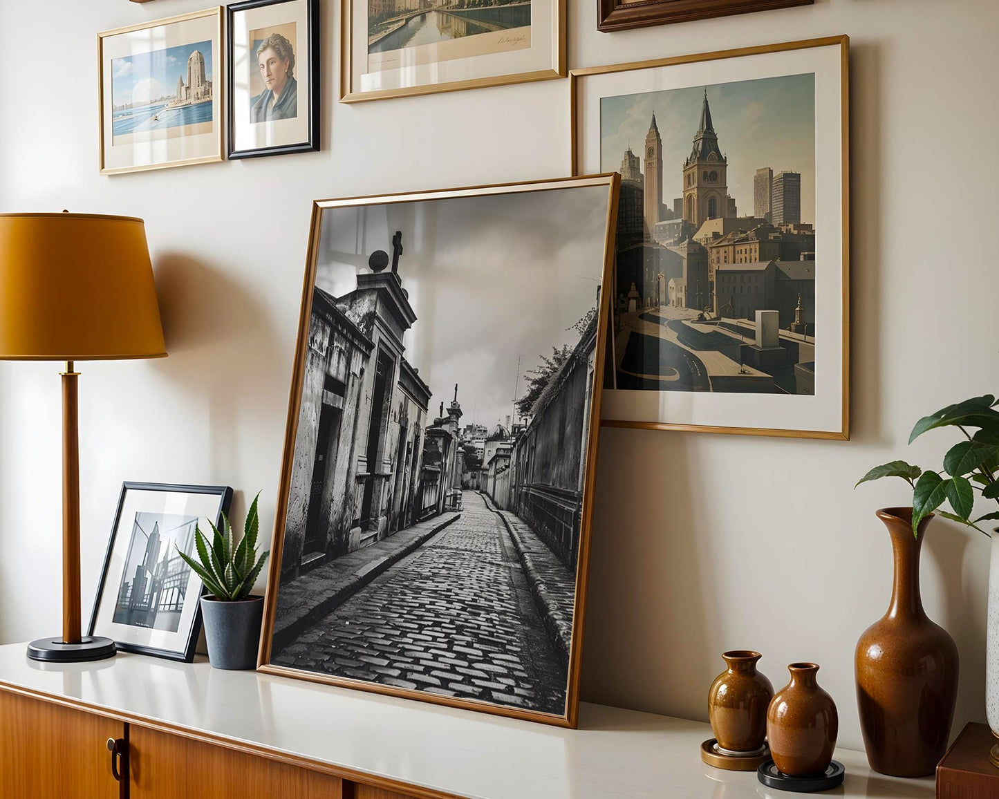 World Landmark | Recoleta Cemetery Print | Argentina Black and White Photography