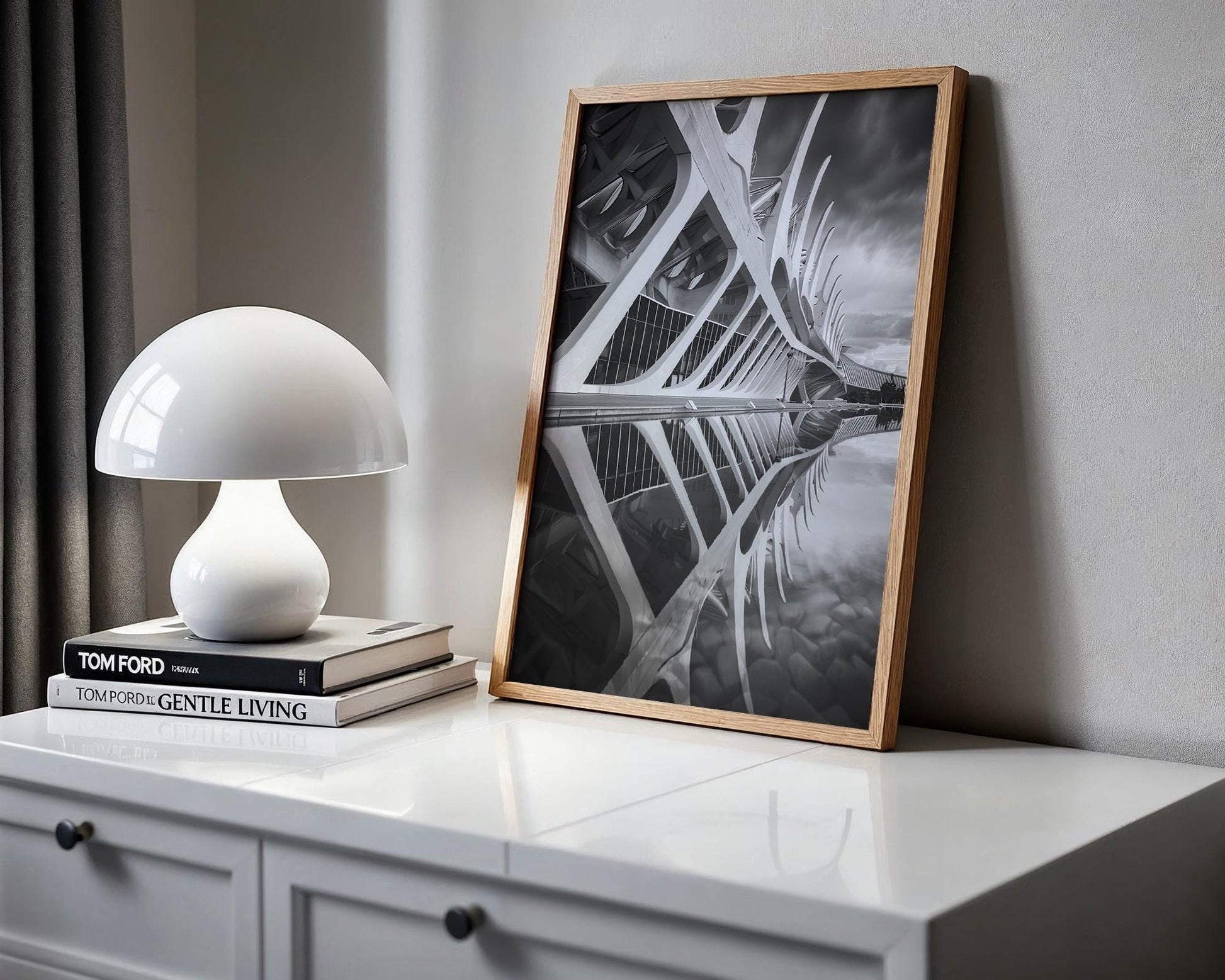 World Landmark | Valencia Architecture Print | Black and White Photography, Modern Minimalist Wall Art wall art print, black and white architectural poster, minimalist modern Scandinavian wall decor, Monohaus