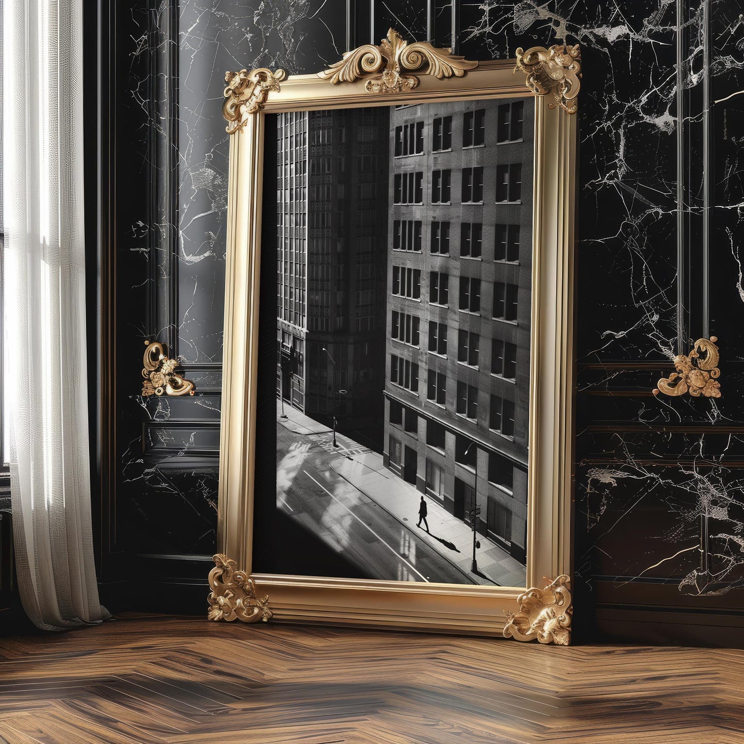 Urban Photography | Black and White Architectural Photography Print | Minimalist Building Shadows wall art print, black and white architectural poster, minimalist modern Scandinavian wall decor, Monohaus