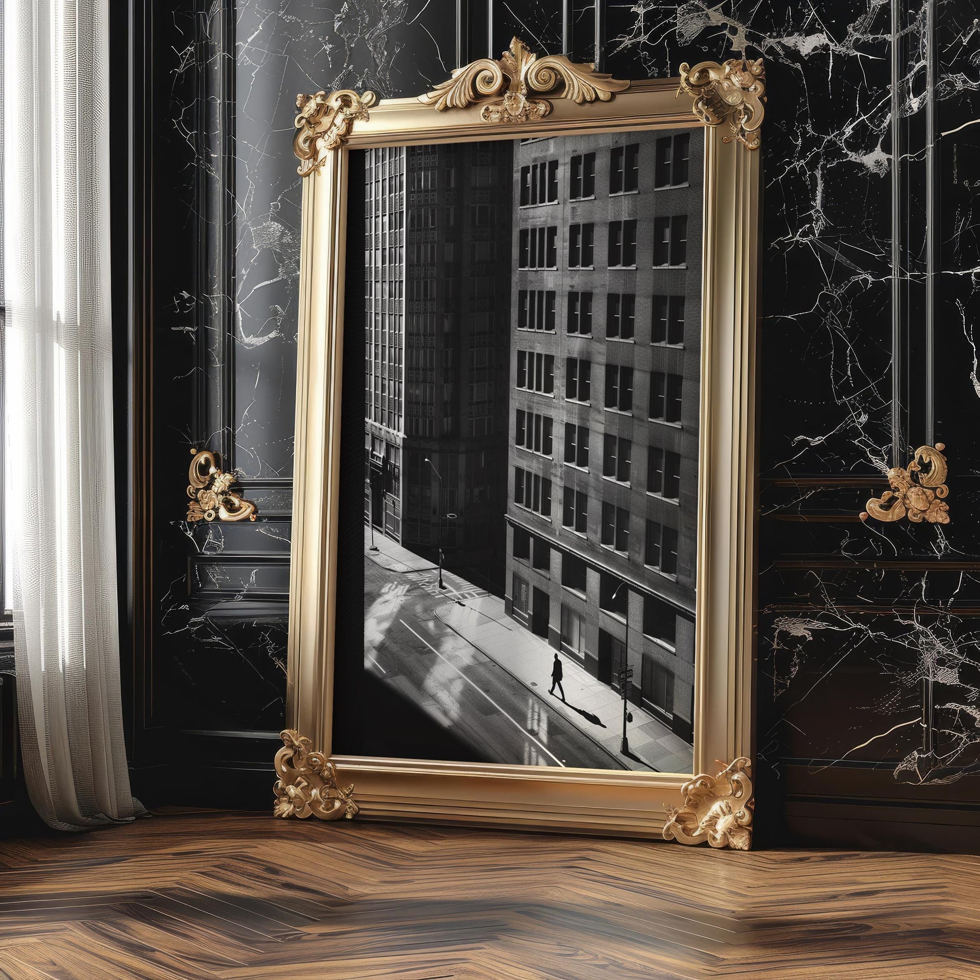 Urban Photography | Black and White Architectural Photography Print | Minimalist Building Shadows wall art print, black and white architectural poster, minimalist modern Scandinavian wall decor, Monohaus