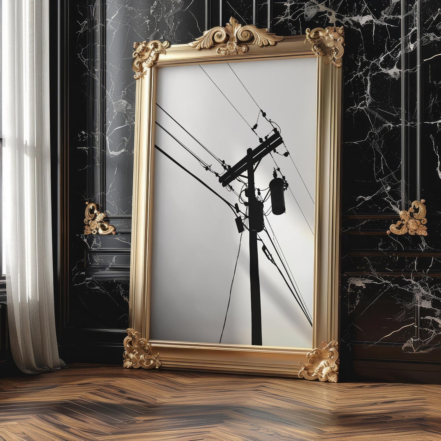 Urban Photography | Monohaus Industrial Photography Print | Black and White Minimalist Wall Art black and white photo print, minimalist monochrome wall art poster for modern interiors, Monohaus