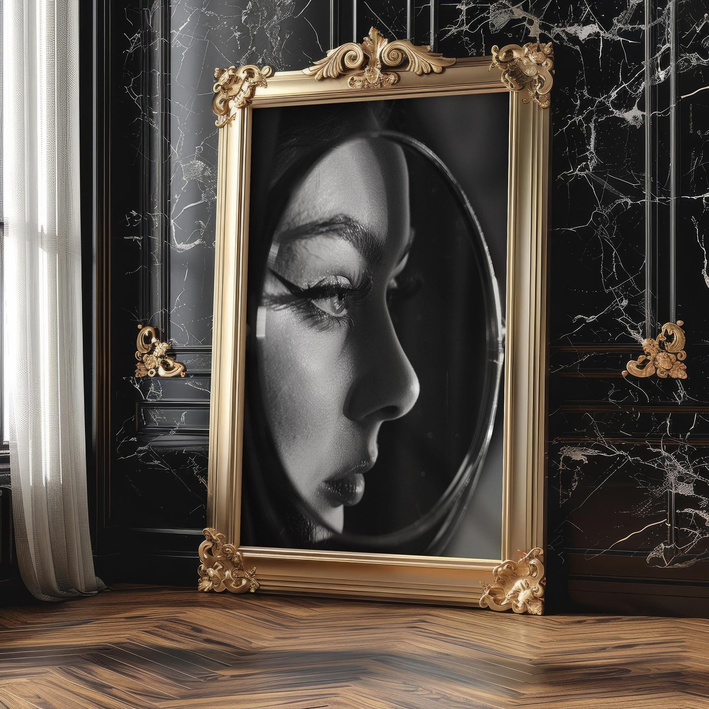 Minimal Wall Art Luxury Fashion | Black and White Fine Art Photography Print wall art print, minimalist black and white poster, modern Scandinavian wall decor, Monohaus