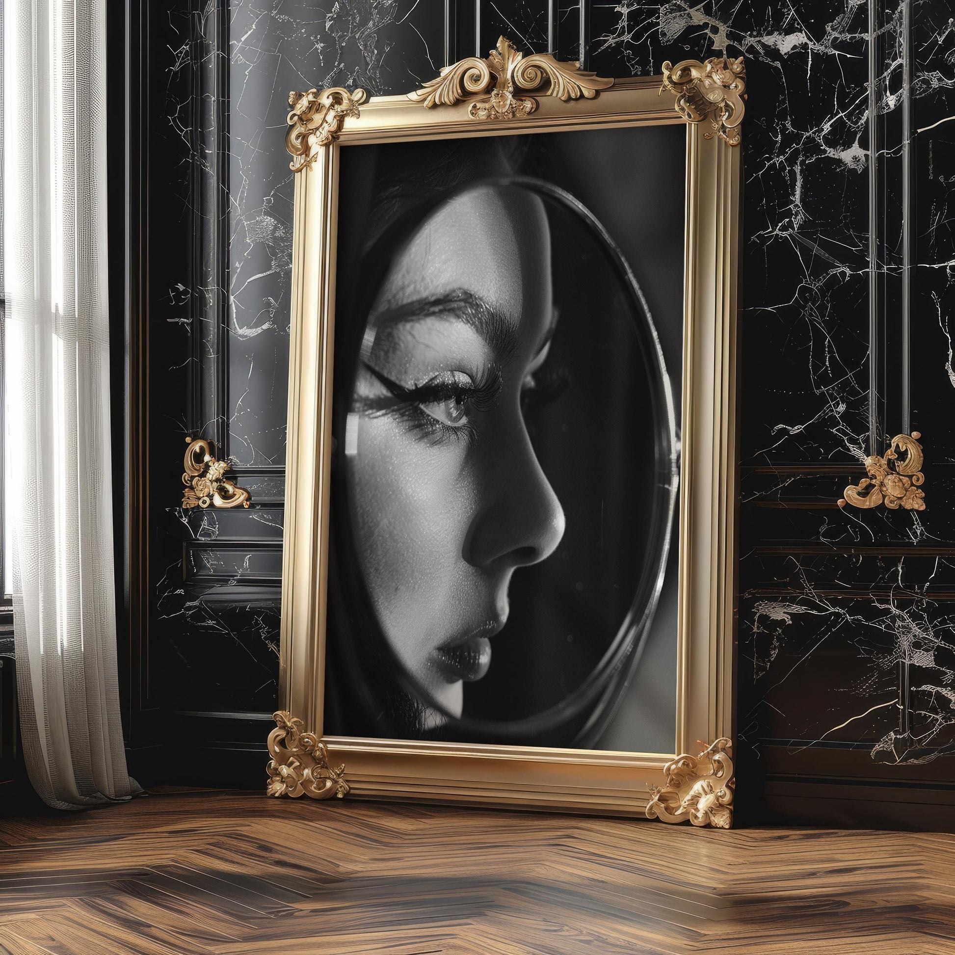 Minimal Wall Art Luxury Fashion | Black and White Fine Art Photography Print wall art print, minimalist black and white poster, modern Scandinavian wall decor, Monohaus