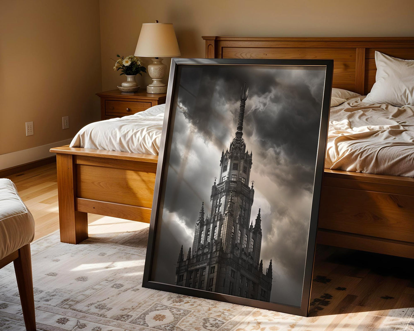 World Landmark | Gothic Architecture Print | Black and White Cityscape Photography