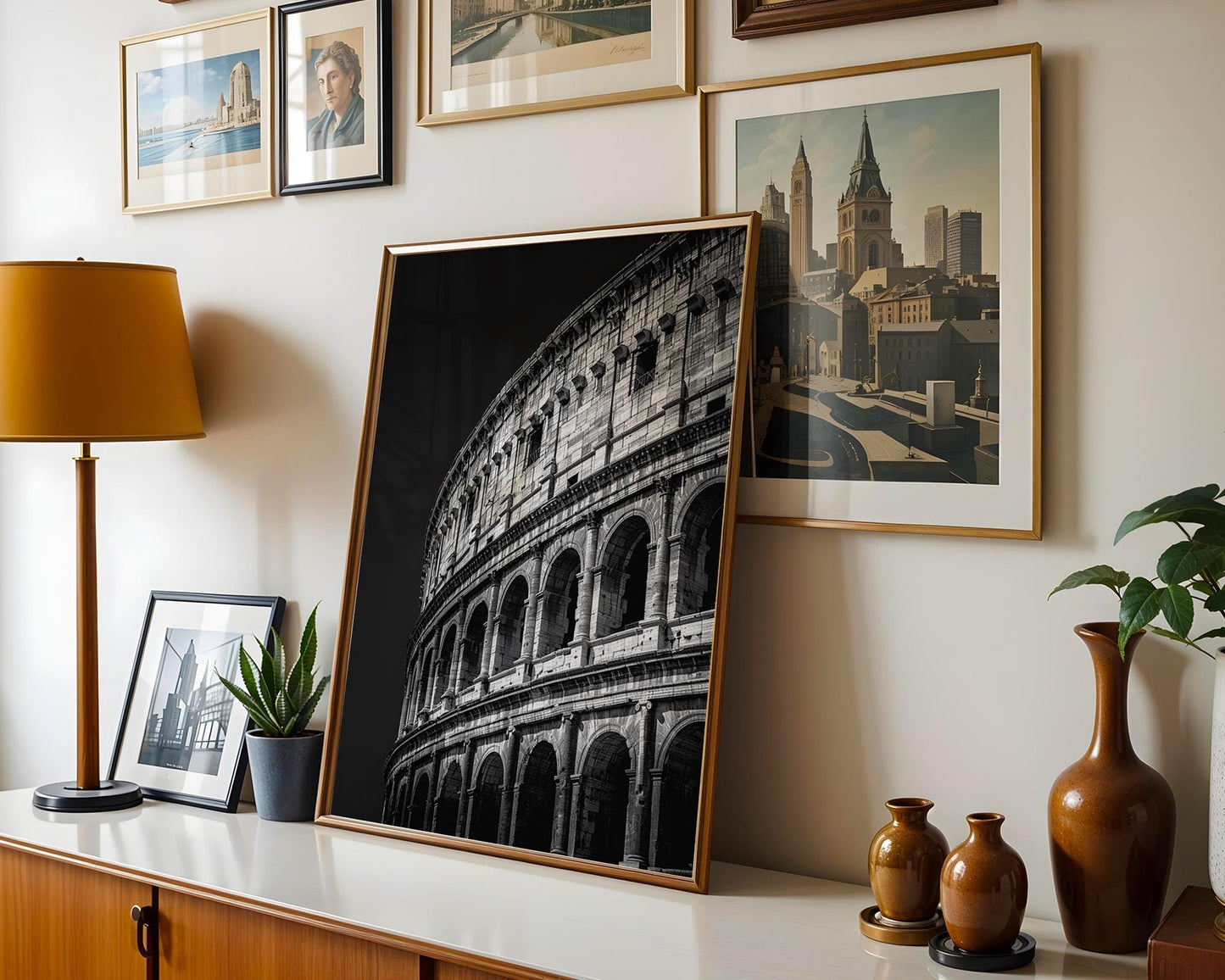 World Landmark | Colosseum Print | Black and White Italy Architecture Photography