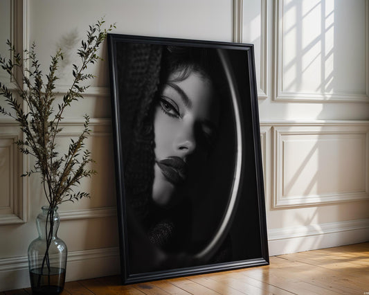 Minimal Wall Art Luxury Fashion | Black and White Fine Art Photography Print wall art print, minimalist black and white poster, modern Scandinavian wall decor, Monohaus