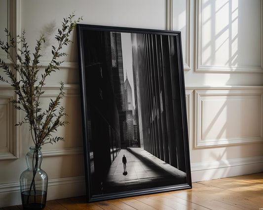 Urban Photography | Urbanism Photography Print | Black and White Architecture Wall Art wall art print, black and white architectural poster, minimalist modern Scandinavian wall decor, Monohaus