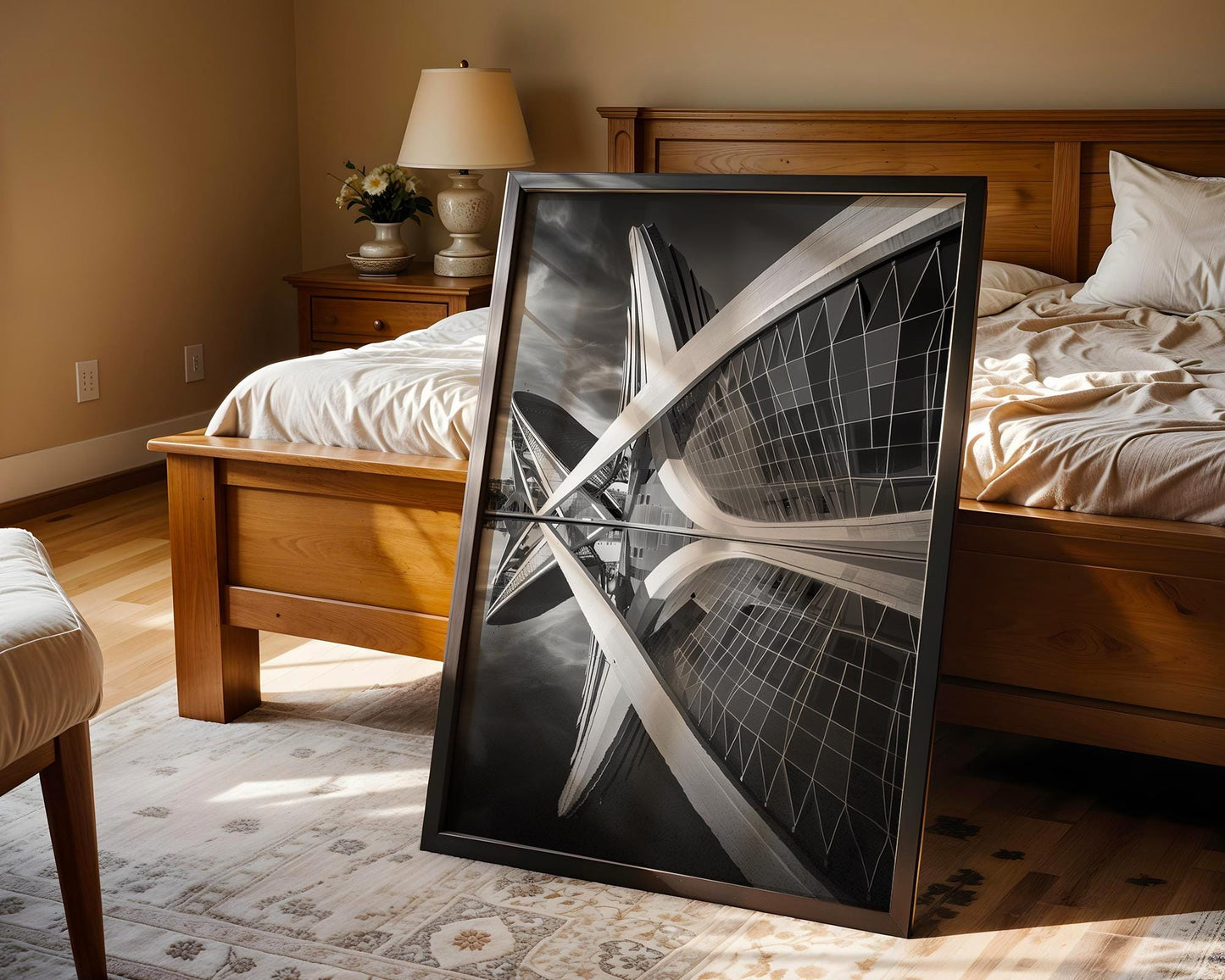 World Landmark | Valencia Architecture Print | Black and White Photography, Modern Wall Art wall art print, black and white architectural poster, minimalist modern Scandinavian wall decor, Monohaus