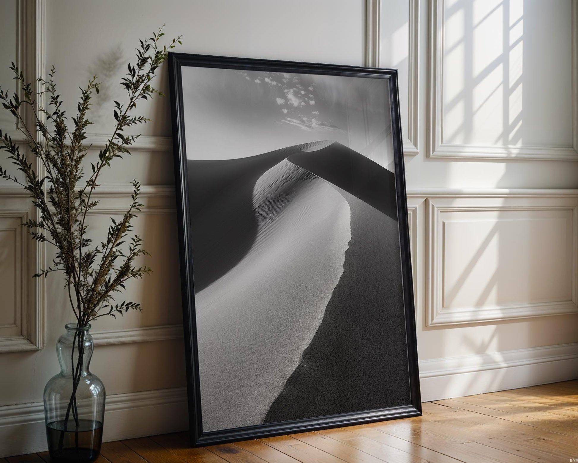 Botanical Photo | Desert Dunes Abstract Print | Minimalist Fine Art Landscape Poster abstract wall art print, geometric minimalist poster, modern Scandinavian decor, Monohaus