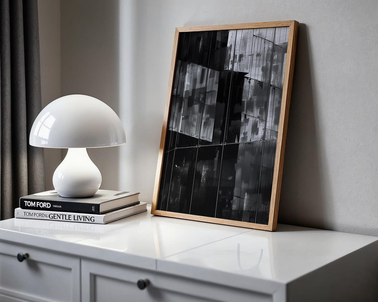 Minimal Wall Art Urban Reflections | Black and White Architecture Photography wall art print, black and white architectural poster, minimalist modern Scandinavian wall decor, Monohaus