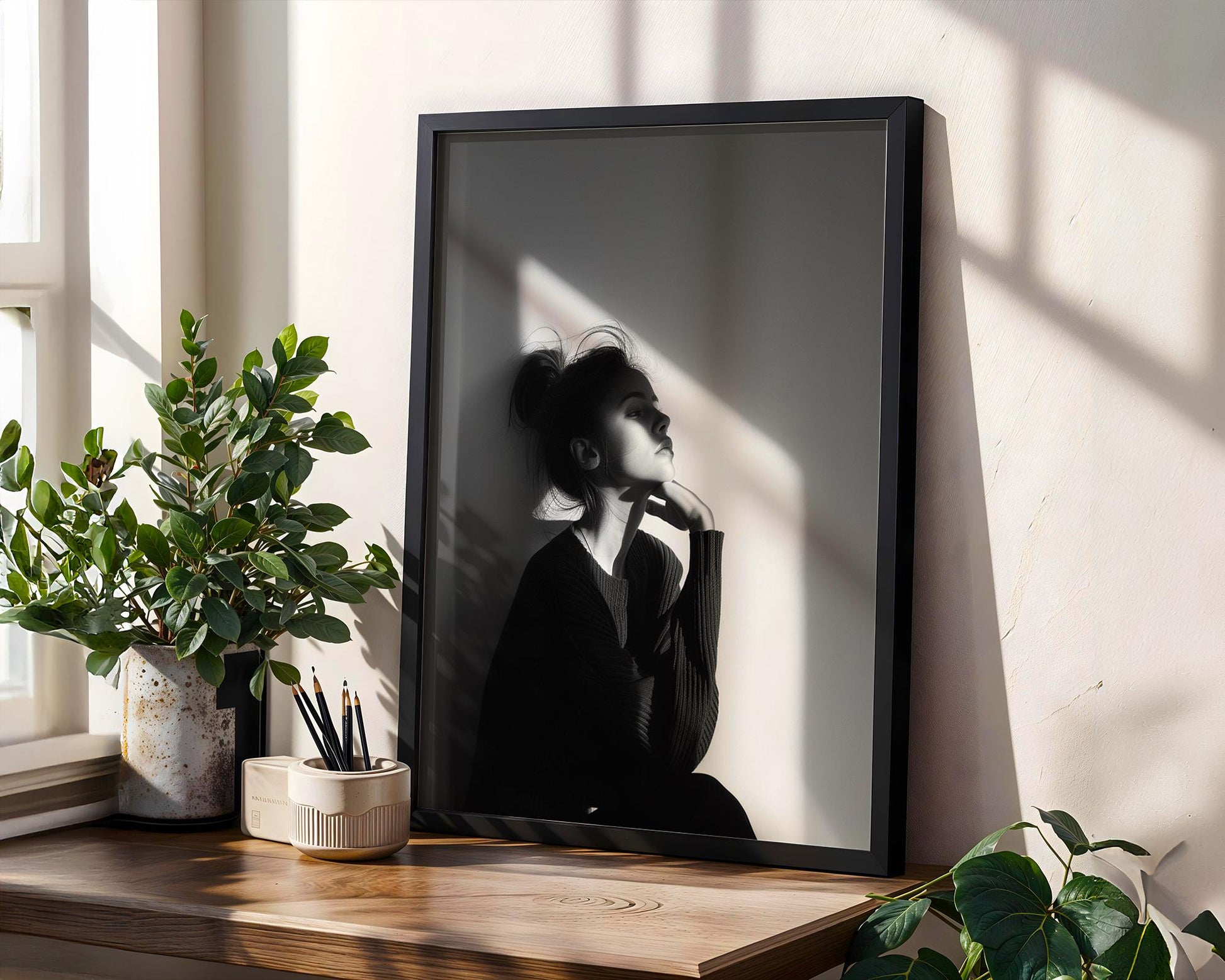 Minimal Wall Art Luxury Fashion | Black and White Fine Art Photography Print wall art print, minimalist black and white poster, modern Scandinavian wall decor, Monohaus