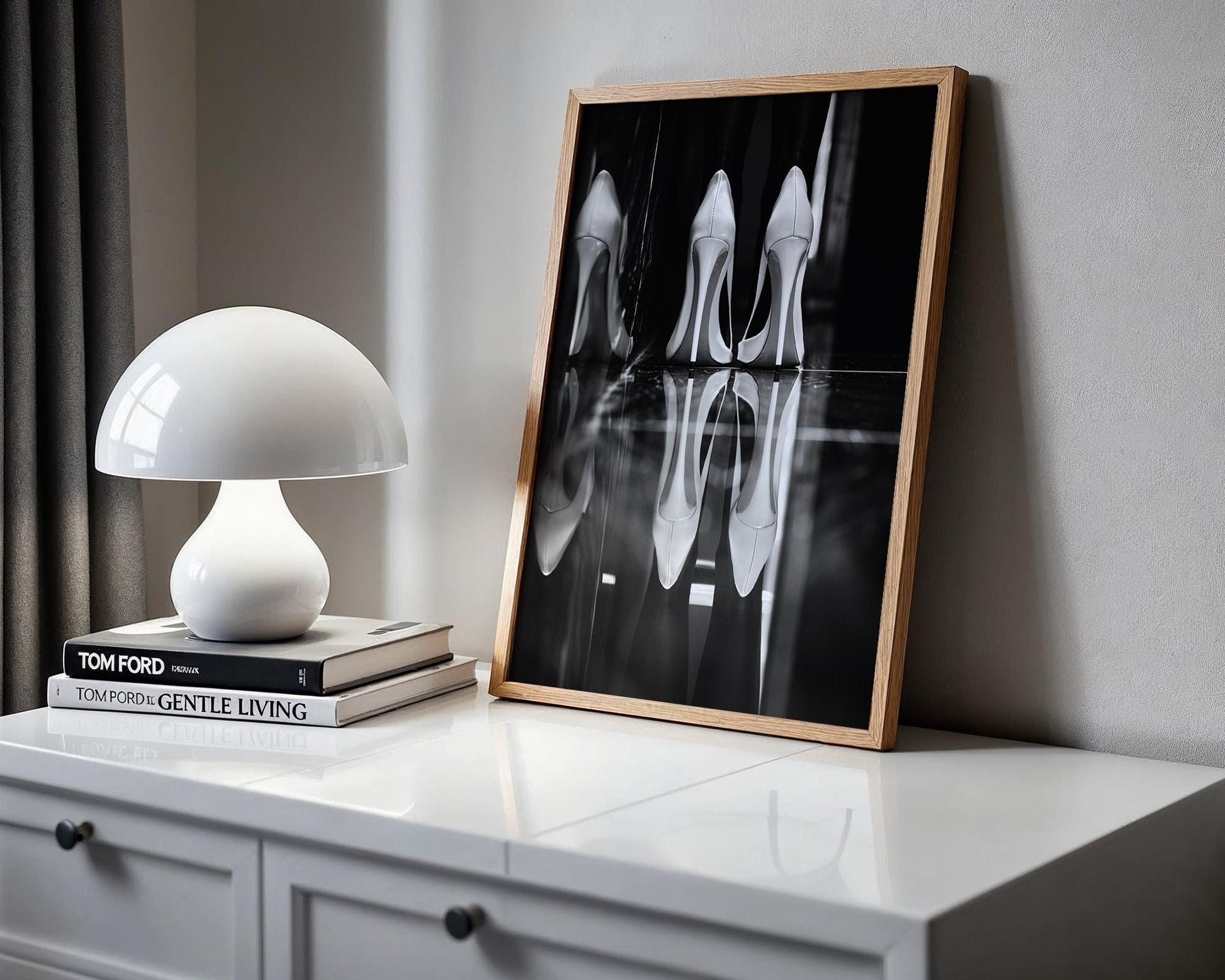 Minimal Wall Art Modern Shoes Black and White Photography | Fine Art Print wall art print, minimalist black and white poster, modern Scandinavian wall decor, Monohaus