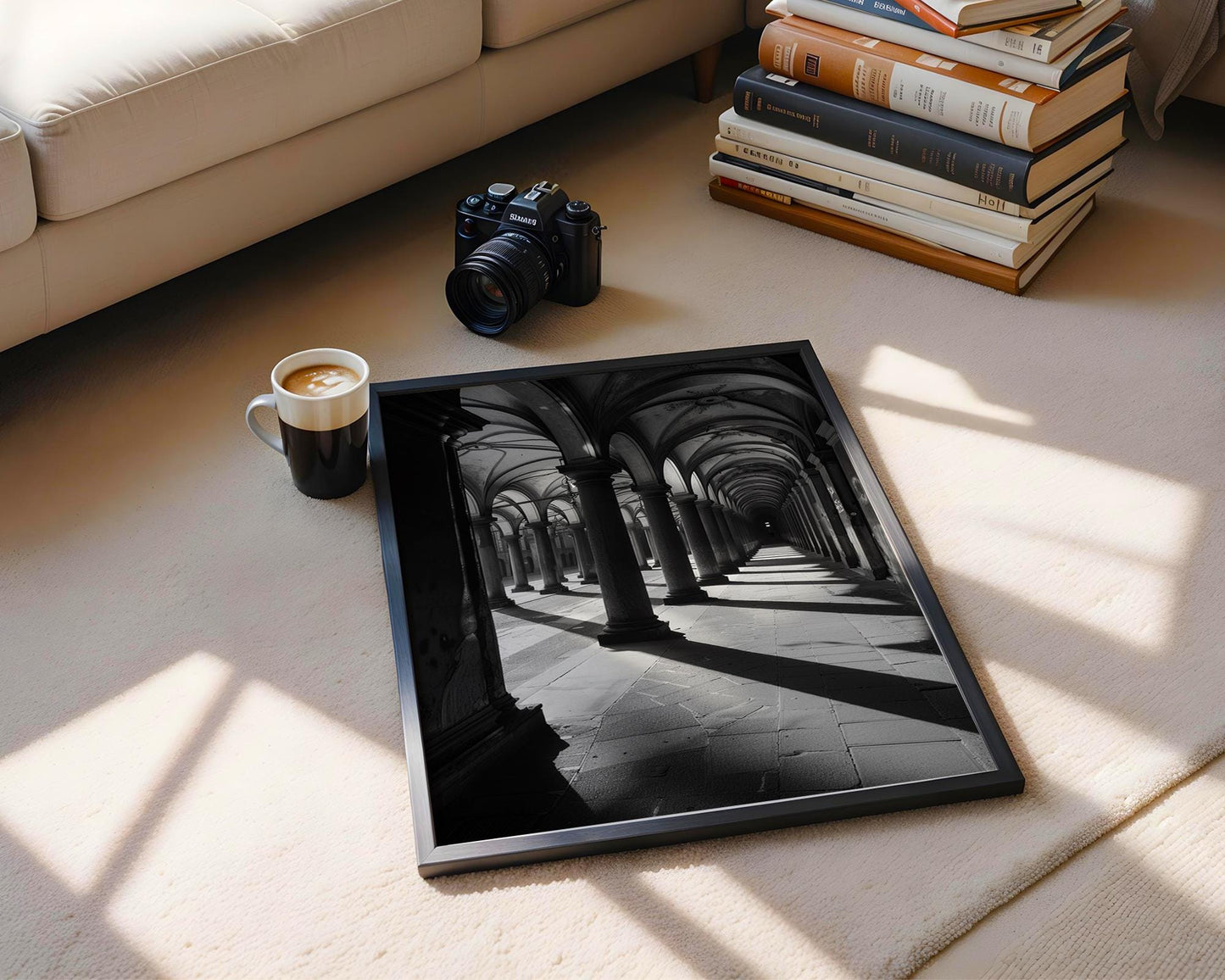 World Landmark | Bologna Italy Architecture Print | Minimalist Black and White Photography