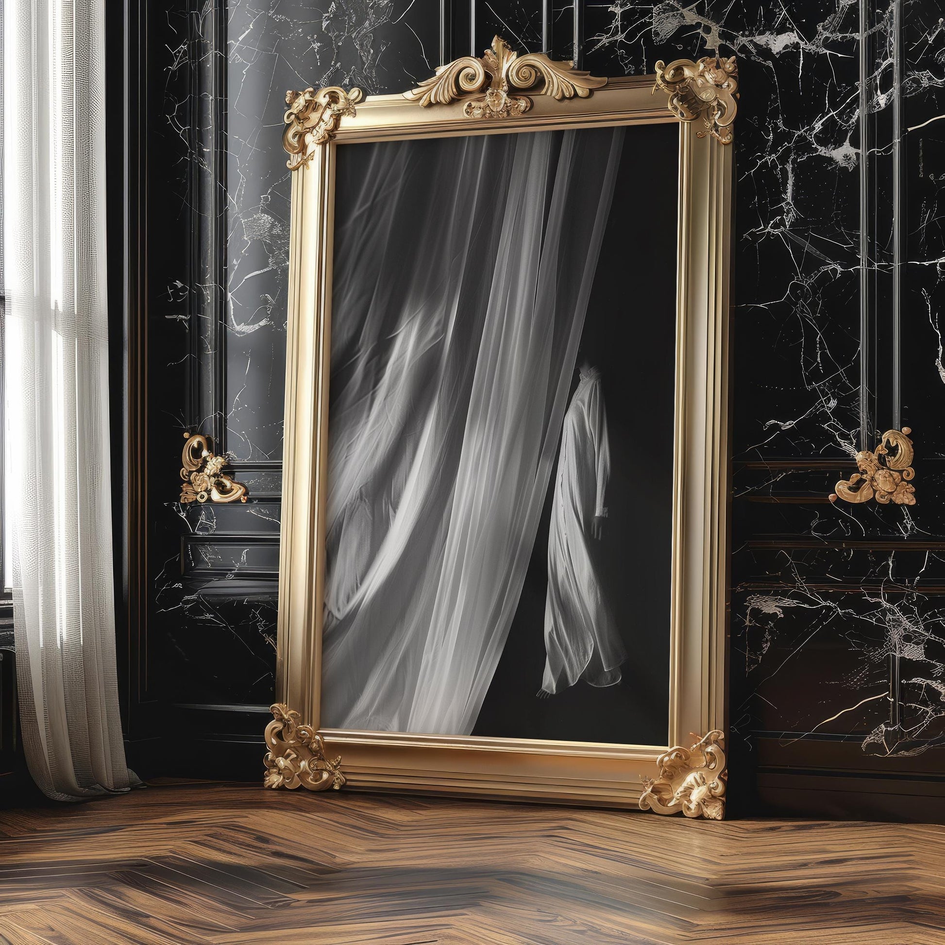 Minimal Wall Art Abstract Fabric Drape Print | Black & White Minimalist Photography abstract wall art print, geometric minimalist poster, modern Scandinavian decor, Monohaus