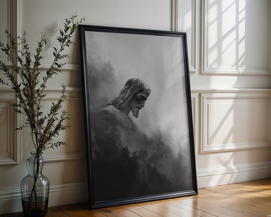 World Landmark | Christ the Redeemer Print | Rio Statue Photography, Minimalist Wall Art wall art print, minimalist black and white poster, modern Scandinavian wall decor, Monohaus