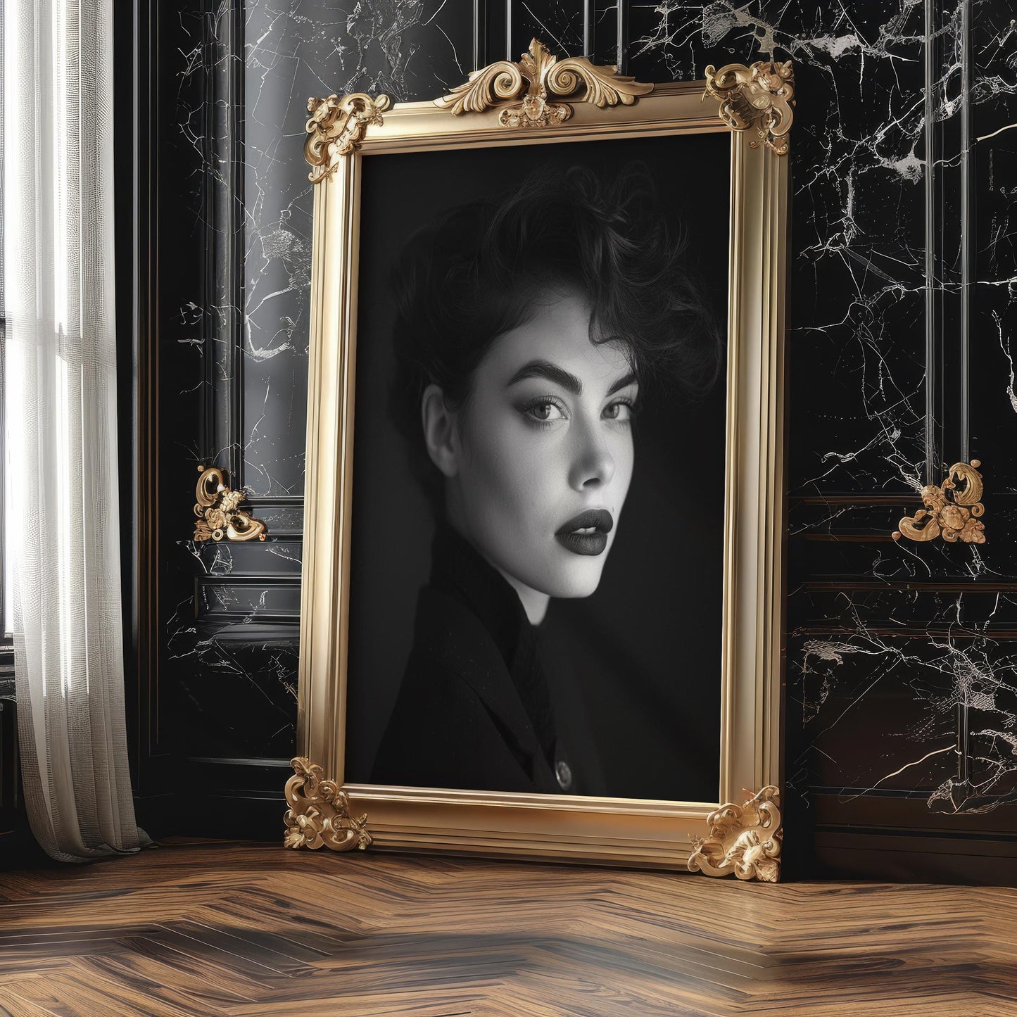 Minimal Wall Art Luxury Fashion | Black and White Fine Art Photography Print wall art print, minimalist black and white poster, modern Scandinavian wall decor, Monohaus