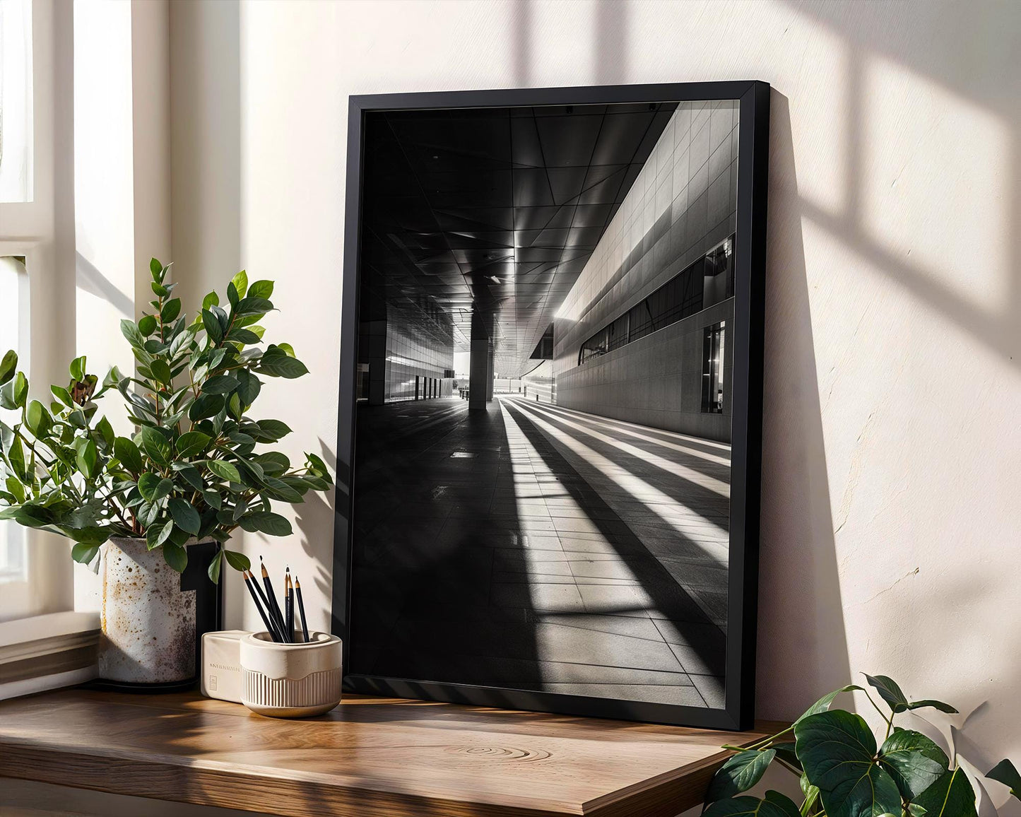 Urban Photography | Abstract Modern Architectural Print Black and White wall art print, black and white architectural poster, minimalist modern Scandinavian wall decor, Monohaus