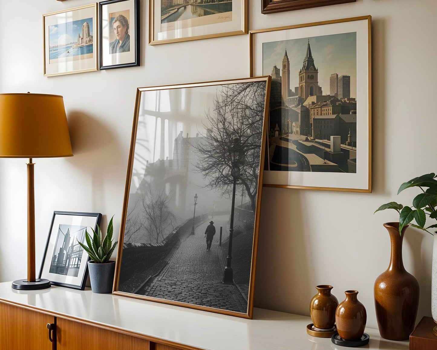 World Landmark | Edinburgh Castle Fog Print | Atmospheric Scotland Photography