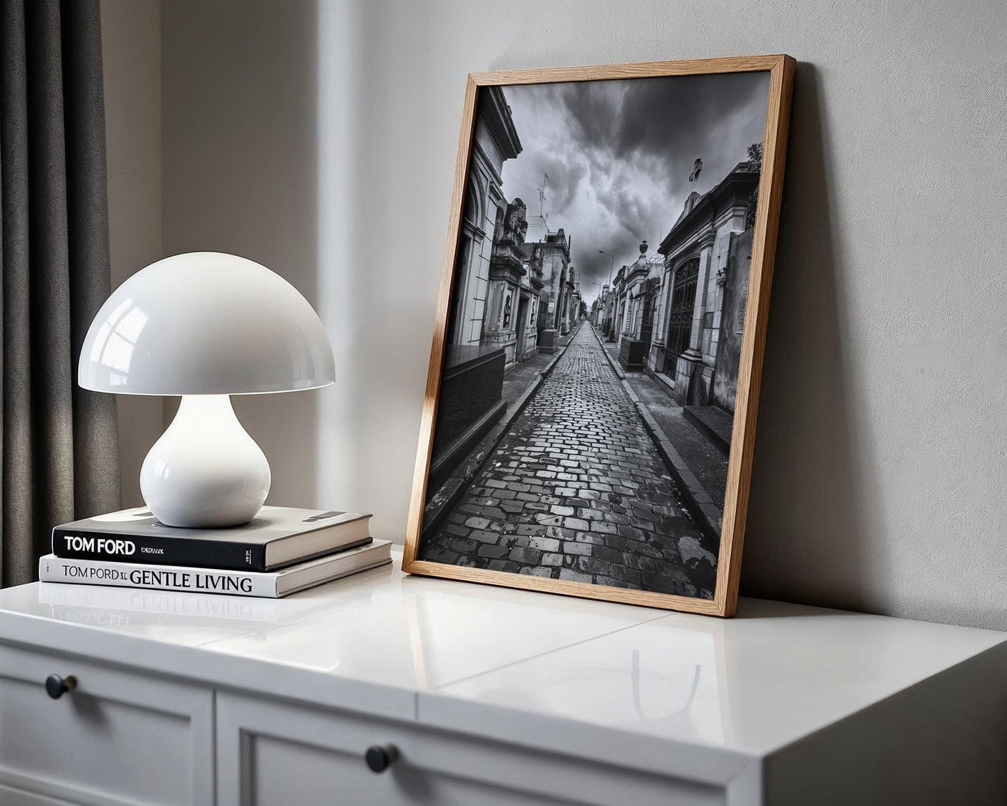 World Landmark | Recoleta Cemetery Print | Buenos Aires Black and White Photography