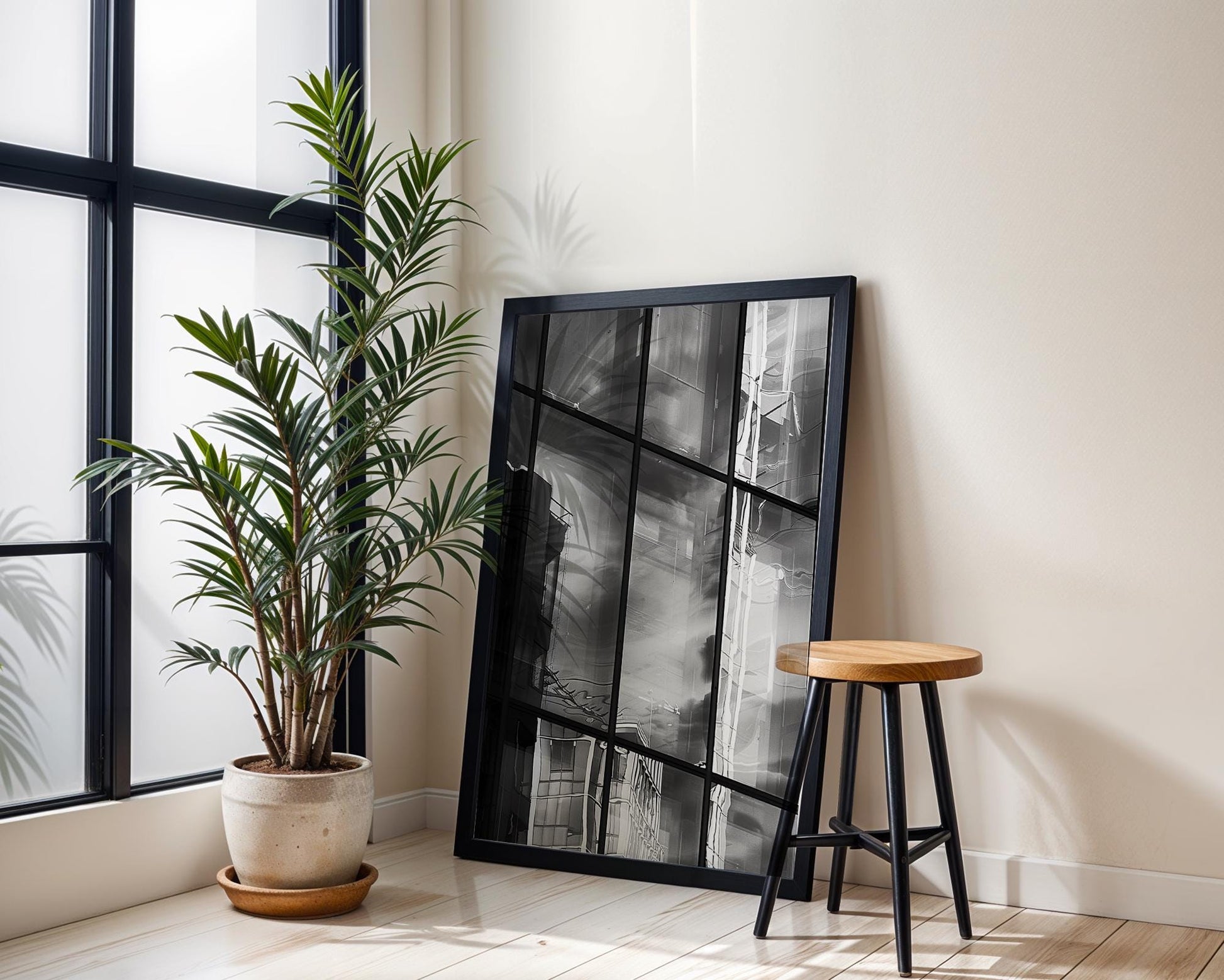 Minimal Wall Art | Retro Paris Fashion Print |  Glamour Photography wall art print, minimalist black and white poster, modern Scandinavian wall decor, Monohaus