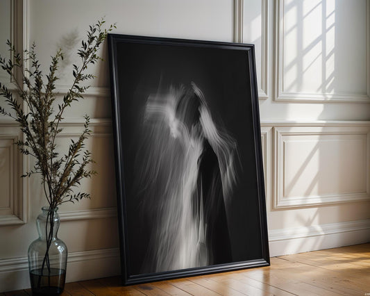 Abstract Light Motion Photography Print | Modern Minimalist Wall Art abstract wall art print, geometric minimalist poster, modern Scandinavian decor, Monohaus