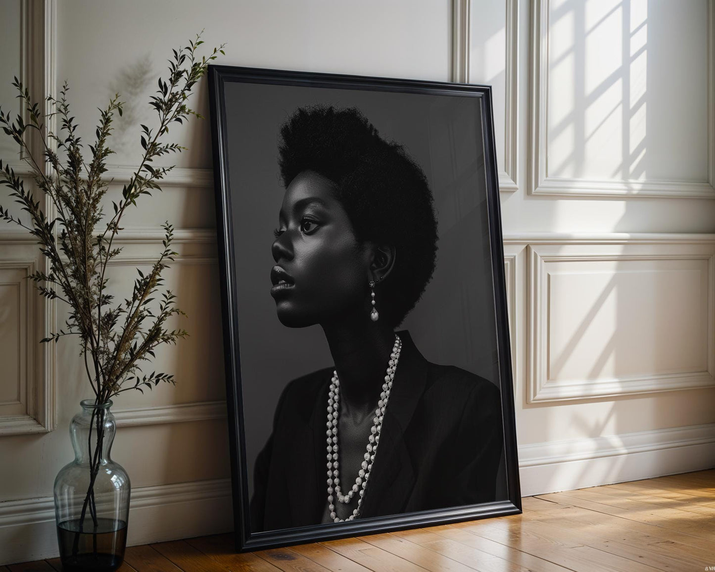 Minimal Wall Art | Retro Paris Fashion Print |  Glamour Photography wall art print, minimalist black and white poster, modern Scandinavian wall decor, Monohaus