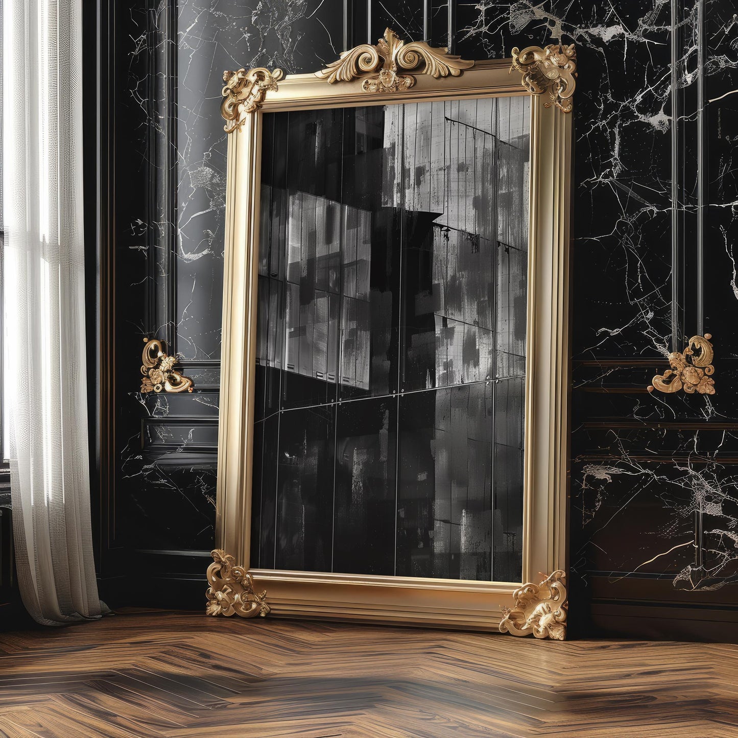 Minimal Wall Art Urban Reflections | Black and White Architecture Photography wall art print, black and white architectural poster, minimalist modern Scandinavian wall decor, Monohaus