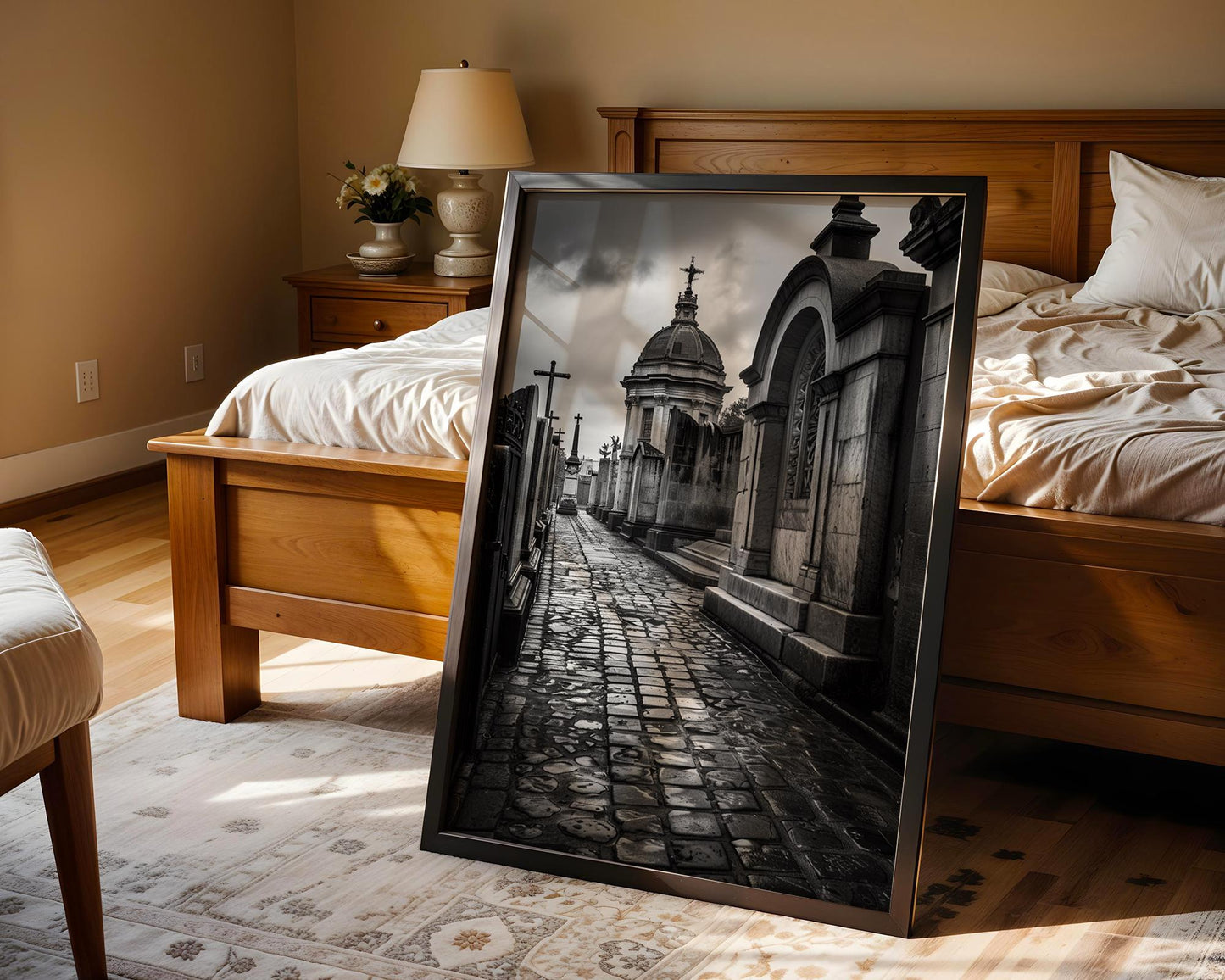 World Landmark | Recoleta Cemetery Print | Buenos Aires Black and White Photography