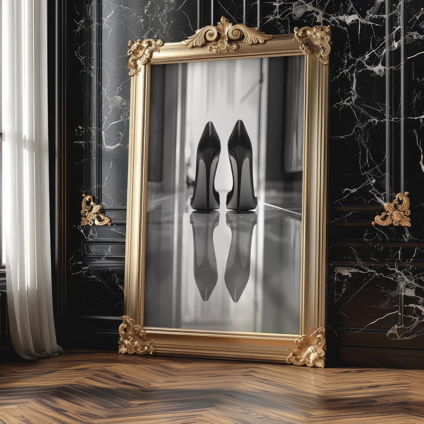 Minimal Wall Art | Fashion High Heels Photography | Designer Print wall art print, minimalist black and white poster, modern Scandinavian wall decor, Monohaus