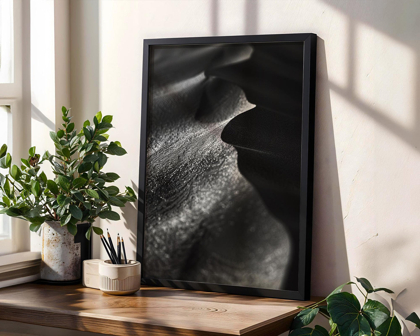 Abstract Fabric Texture Print | Black and White Photography, Minimalist Wall Art abstract wall art print, geometric minimalist poster, modern Scandinavian decor, Monohaus